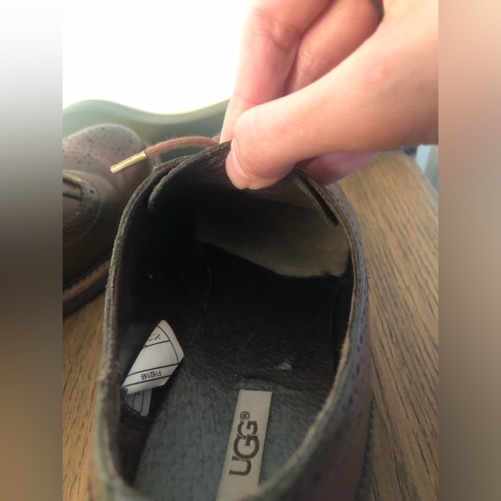 UGG | Leather Oxfords | Brown - Picture 5 of 6